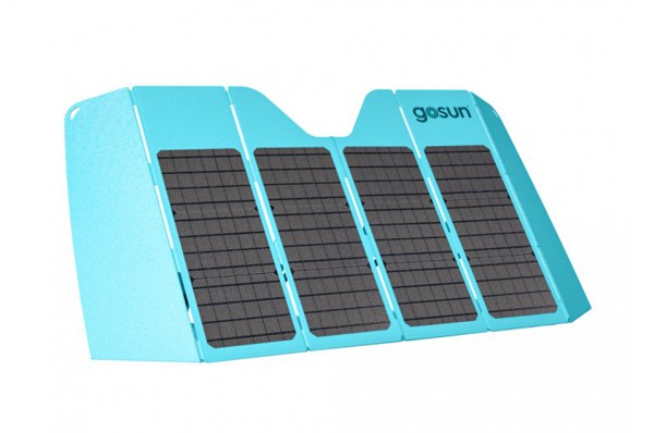 Skládací 60W solární štít do auta GoSun Shield® | Solární clona do auta